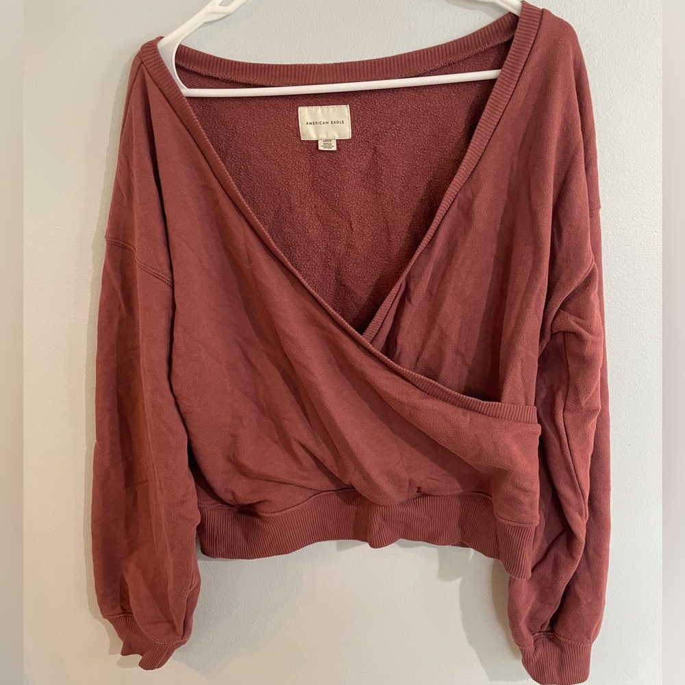 American Eagle Crossover Sweatshirt